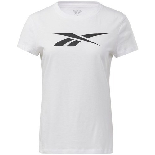 Vêtements Femme T-shirts manches courtes Reebok Sport Training Essentials Vector Graphic Blanc