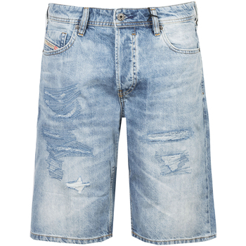 Vêtements Homme long-sleeve Shorts / Bermudas Diesel 00SD3V-RB012 | Keeshort Short pants Denim Bleu
