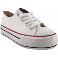 Chaussures Femme Baskets basses MTNG Toile dame MUSTANG 69423 blanc Blanc