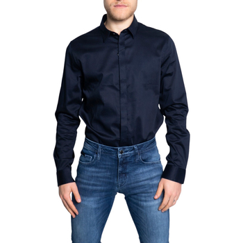 Vêtements Homme Chemises manches longues EAX 8NZCBD ZN10Z Bleu