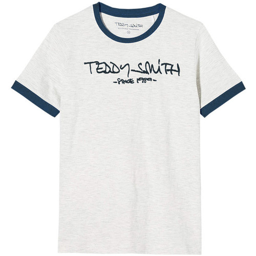 Vêtements Garçon T-shirts manches courtes Teddy Smith 61002433D Blanc