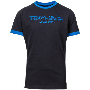 Vêtements Garçon T-shirts manches courtes Teddy Smith 61002433D Noir