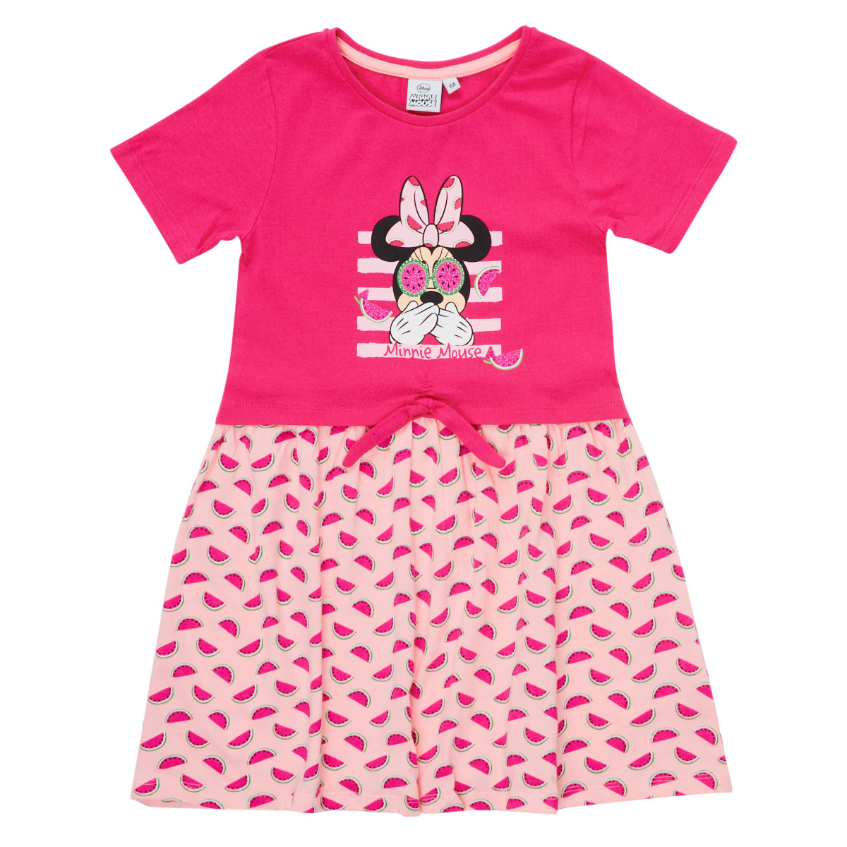 Vêtements Fille Robes courtes TEAM HEROES  MINNIE polo DRESS Rose