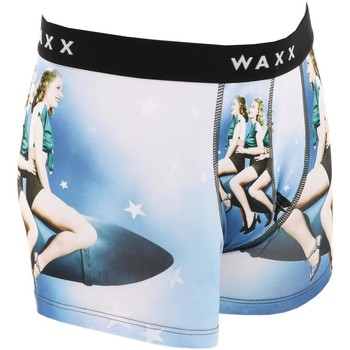 Waxx Space boxer homme vintage annee 60 Bleu