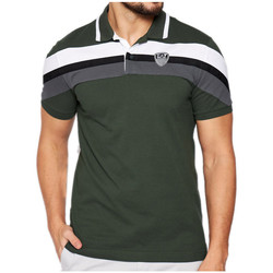 Vêtements Homme T-shirts & Polos Ea7 Emporio velvet-effect Armani Polo EA7 Emporio Vert