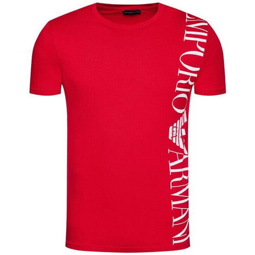 Vêtements Homme T-shirts & Polos Giorgio Armani Slip-On-Sneakers mit mandelförmiger Kappeni Tee-shirt Rouge