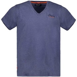 Vêtements Homme T-shirts manches courtes Deeluxe T-Shirt SOLDIER River Blue