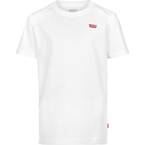 Vêtements Fille T-shirts manches courtes Levi's Tee-Shirt Batwing Chest Hit Blanc