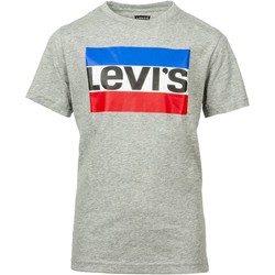 Vêtements Fille T-shirts manches courtes Levi's Tee-Shirt SportSwear Logo Gris
