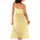 Vêtements Femme Robes Lascana Robe estivale longue Leinen jaune Jaune