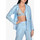 Vêtements Femme Pyjamas / Chemises de nuit Ajour Haut pyjama manches longues Forget-Me-Not bleu ciel Bleu