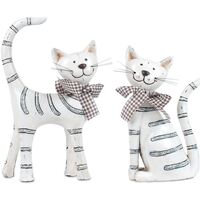 Maison & Déco Statuettes et figurines Signes Grimalt Cat Set 2 Unités Multicolore