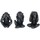Toutes les chaussures Statuettes et figurines Signes Grimalt Figure Mono 3 Unités Noir