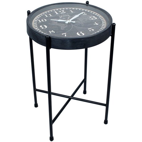 Maison & Déco New Zealand Auck Signes Grimalt Horloge De Table Noir
