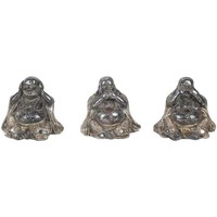 Stones and Bones Statuettes et figurines Signes Grimalt Bouddha 3 Différent Set 3U Plateado