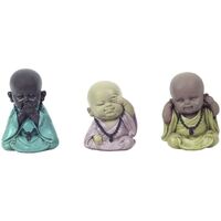 Maison & Déco Statuettes et figurines Signes Grimalt Bouddha 3 Différent Set 3U Multicolore