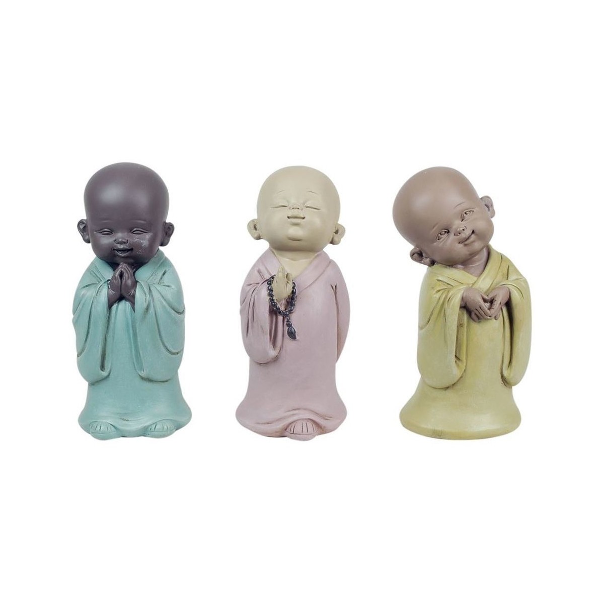 Maison & Déco Statuettes et figurines Signes Grimalt 3 Bouddhas Set 3U Multicolore