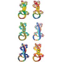 Maison & Déco Statuettes et figurines Signes Grimalt Lézards Magnétiques 6 Dif. Multicolor
