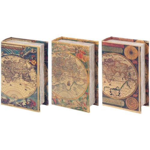 Maison & Déco Besaces / Sacs bandoulière Signes Grimalt Boîtes De Livres 3 Diff World Multicolore