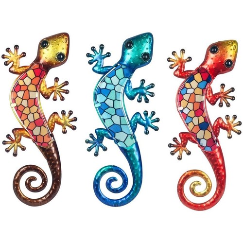 Maison & Déco Dragon Avec Led Signes Grimalt 3U Cristal Lézard Multicolore