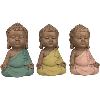Maison & Déco Statuettes et figurines Signes Grimalt Bouddha Mignon Set 3 Unités Multicolore