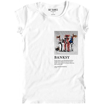 Vêtements Femme T-shirts & Polos Ko Samui Tailors T-shirt Graffiti Art blanc Blanc