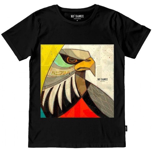 Ko Samui Tailors T-shirt Beak Stitch noir Noir - Vêtements T-shirts & Polos  Homme 46,20 €