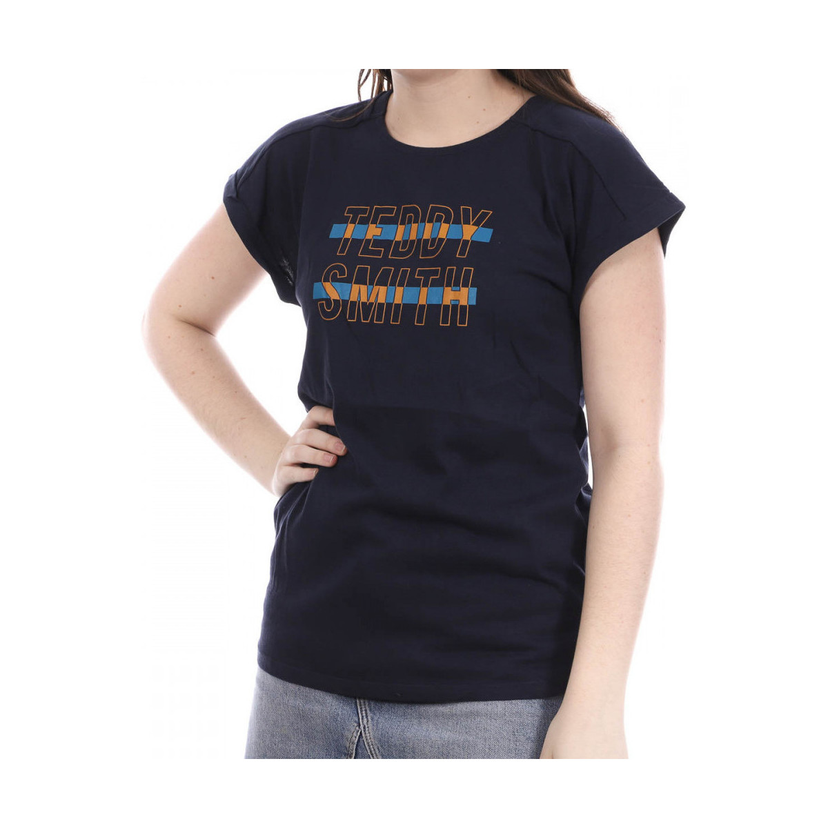 Vêtements Femme T-shirts & Polos Teddy Smith 31014914D Bleu