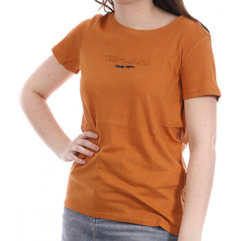 Vêtements Femme Tee-shirt Ticlass Basic Mc Teddy Smith 31014591D Orange