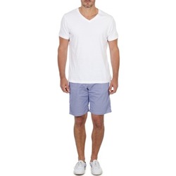 Vêtements Homme Shorts / Bermudas Plaids / jetés GAWLER Bleu / Beige