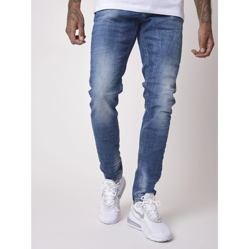 Jeans slim Project X Paris Jean TP21023 Bleu - Vêtements Jeans slim Homme 59 