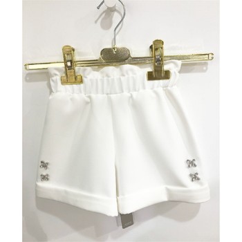 Vêtements Fille Shorts / Bermudas Tiffosi K504 Blanc