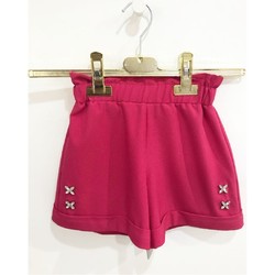 Vêtements Fille Shorts / Bermudas Tiffosi K504 SHORT Enfant Fuchsia Fuchsia