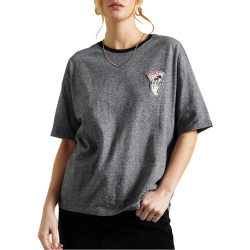 Vêtements Femme T-shirts & Polos Superdry  Gris