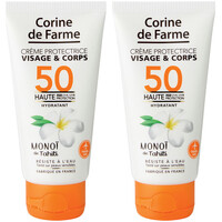 Beauté Protections solaires Corine De Farme Lot de 2 Crèmes protectrice visage&corps SPF50 50m Autres