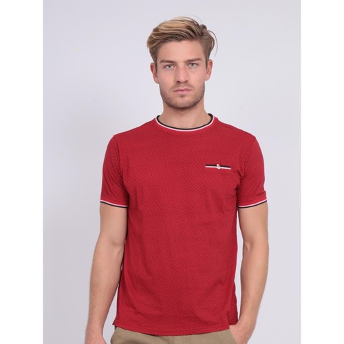 Vêtements T-shirts & Polos Ritchie T-shirt col rond pur coton motifs NERFO Rouge