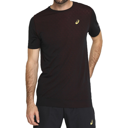 Vêtements Homme T-shirts Basic manches courtes Asics Gel-Cool SS Top Tee Noir