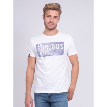 Vêtements Homme T-shirts manches courtes Ritchie T-shirt col rond pur coton NEFERTI Blanc