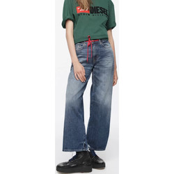 organic cotton mom jeans in mid blue
