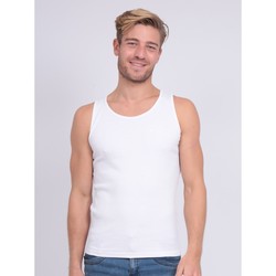 Vêtements Homme Débardeurs / T-shirts sans manche Ritchie Débardeur pur coton organique WILFRIED III Blanc