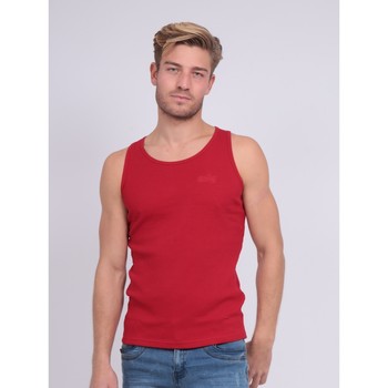 Vêtements Homme Débardeurs / T-shirts sans manche Ritchie Débardeur pur coton organique WILFRIED III Rouge