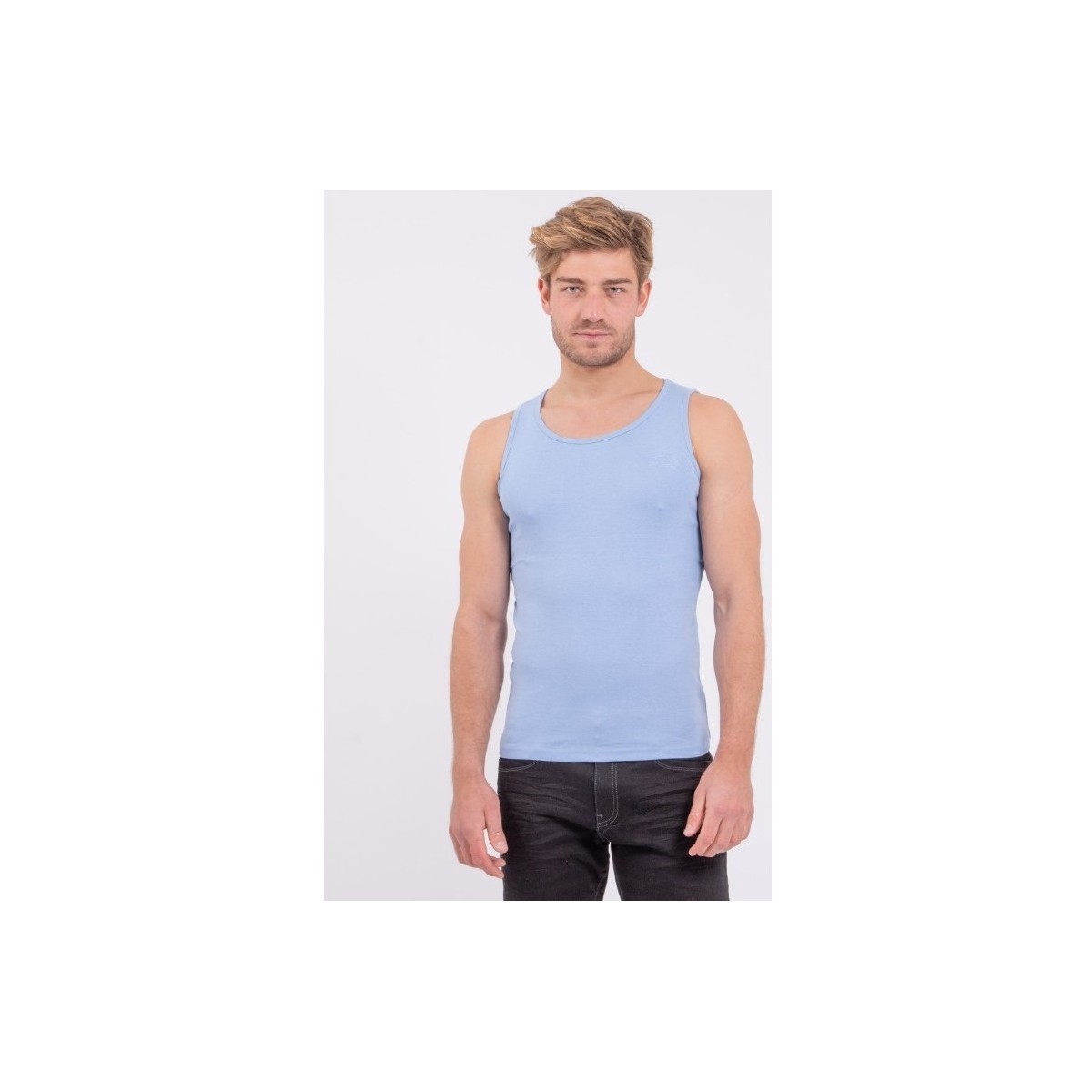Vêtements Débardeurs / T-shirts sans manche Ritchie Débardeur pur coton organique WILL III Bleu