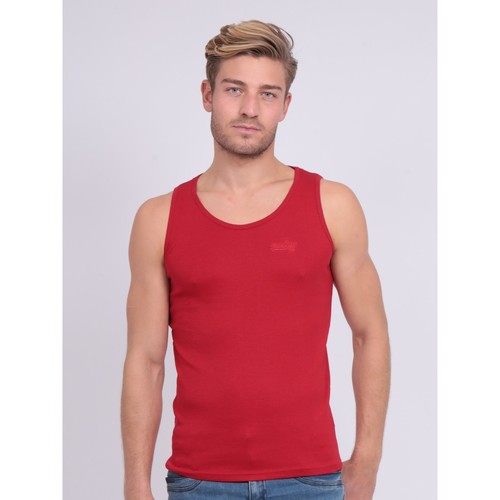 Vêtements Débardeurs / T-shirts clubwear sans manche Ritchie Débardeur pur coton organique WILL III Rouge