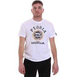 Vêtements Homme T-shirts manches courtes Caterpillar 35CC301 Blanc
