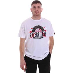 Vêtements Homme T-shirts manches courtes Caterpillar 35CC2510232 Blanc