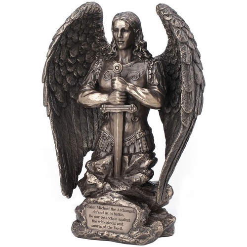 Derbies & Richelieu Statuettes et figurines Signes Grimalt San Miguel Orando Bronze Argenté