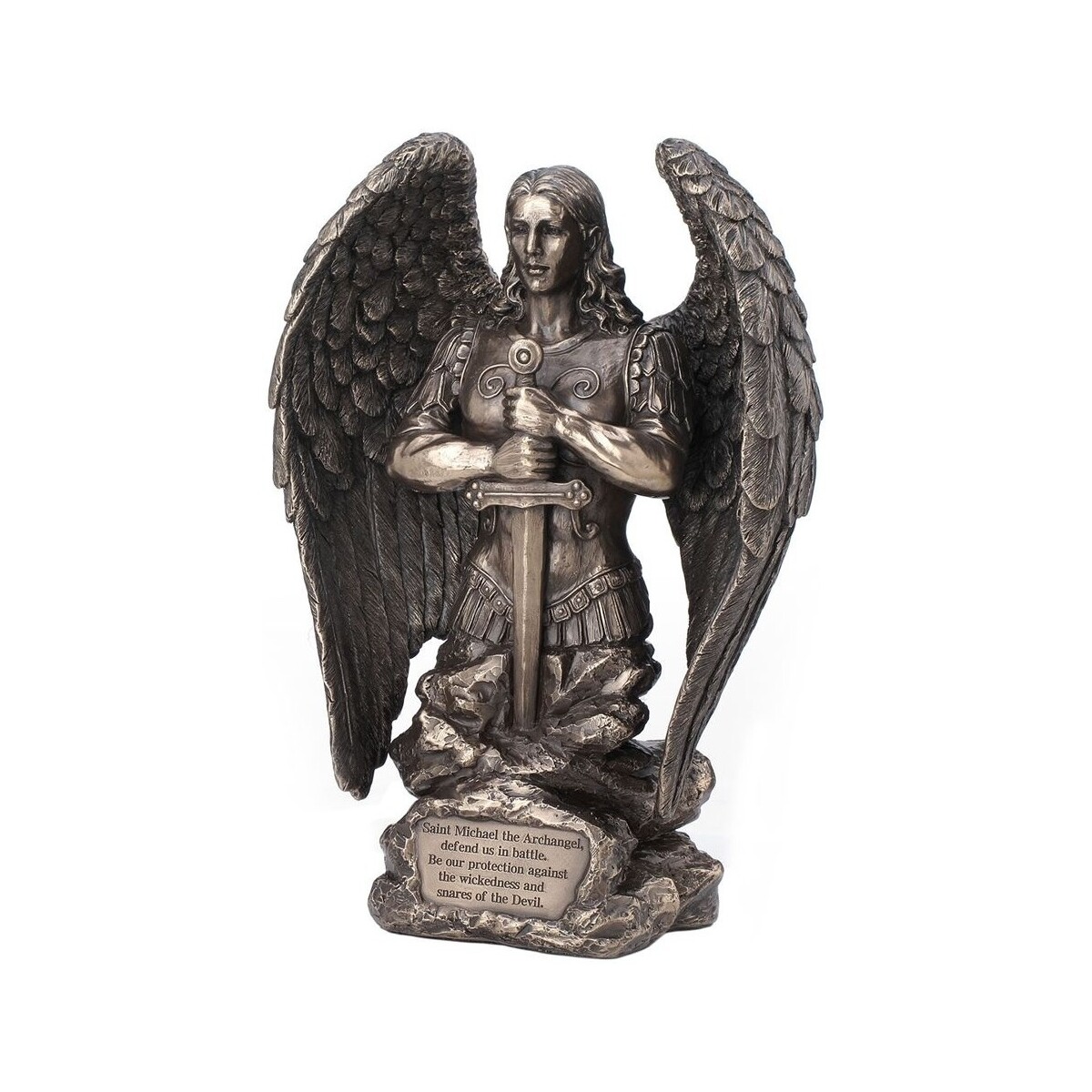 Maison & Déco Statuettes et figurines Signes Grimalt San Miguel Orando Bronze Argenté
