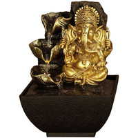 Maison & Déco Statuettes et figurines Signes Grimalt Fuente Ganesha. Dorado