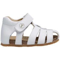 Chaussures Fille Sandales et Nu-pieds Falcotto Sandales semi-fermée en cuir ALBY blanc