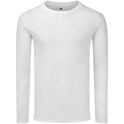 Vêtements Homme T-shirts manches longues Fruit Of The Loom SS433 Blanc